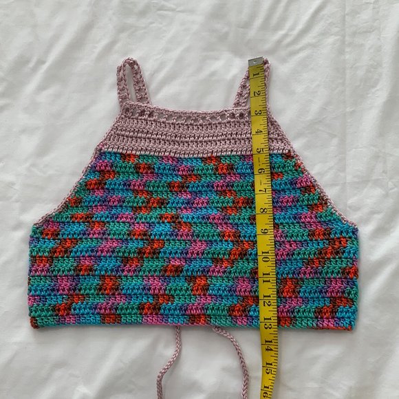 Handmade Women´s Crochet Top, Size M - Picture 10 of 10